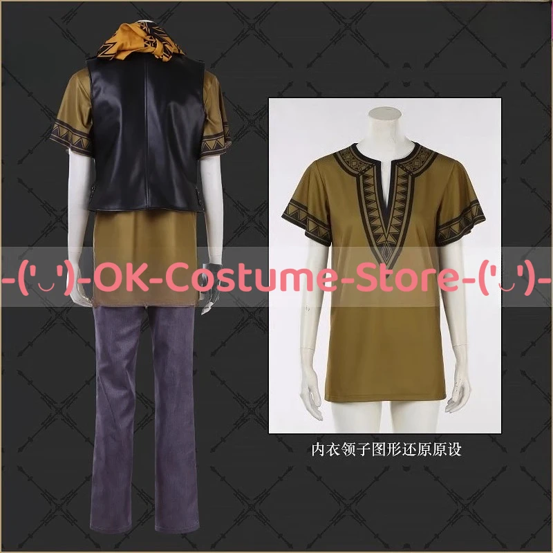 [Customized Size] Twisted Wonderland Savanaclaw Ruggie Bucchi Cosplay Costume Character Outfit Halloween Carnival Party Uniform view 3