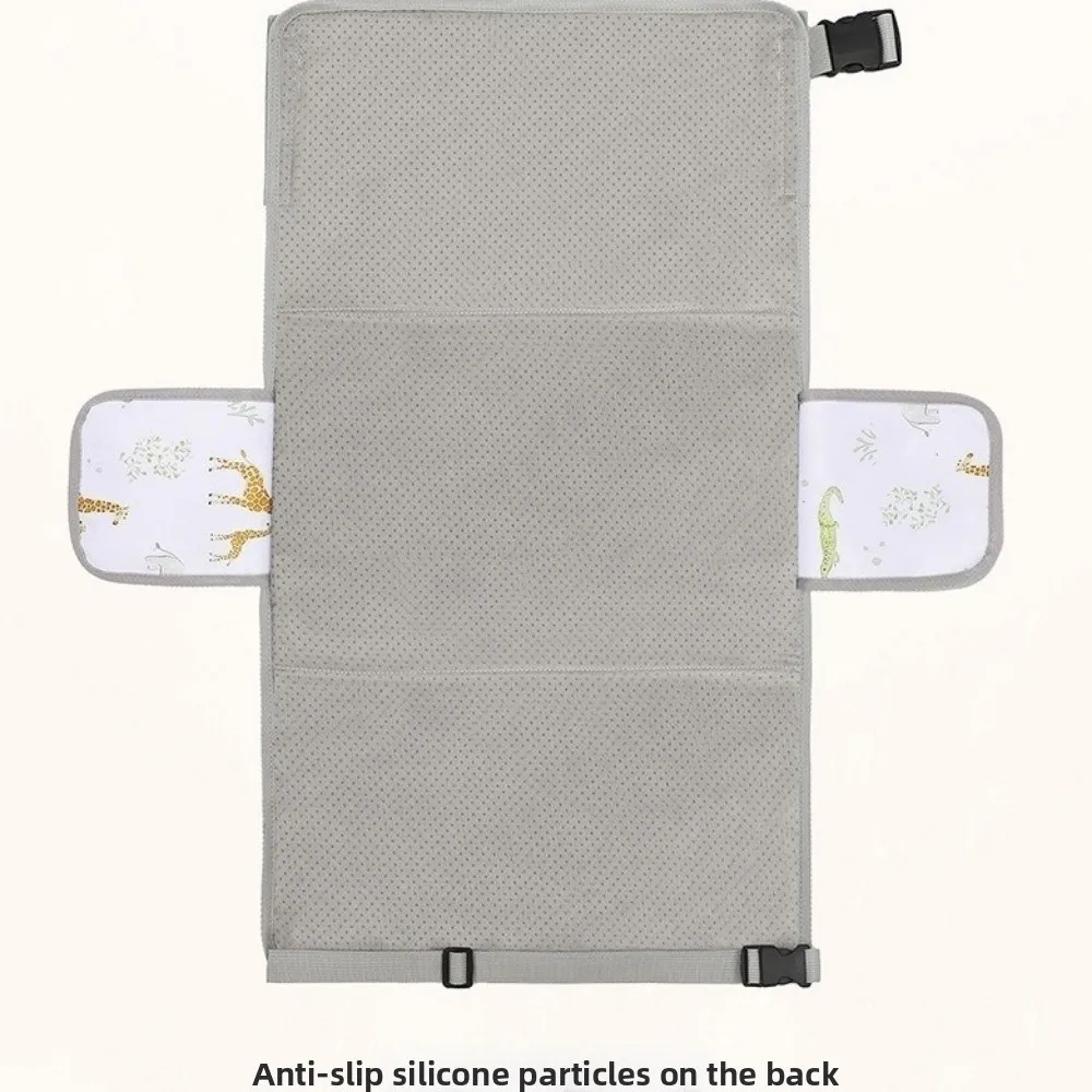 Fotografia 4: Cama de avião infantil respirável com bolso lateral Design confortável Rede para descanso de pés Design confortável e antiderrapante