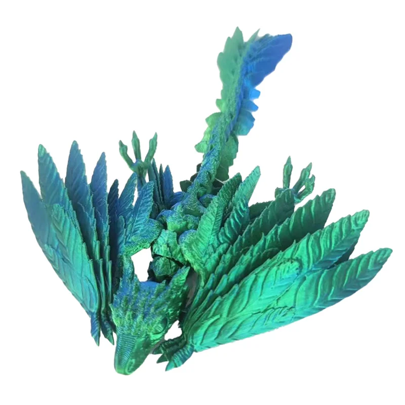 

ABUH-Динамический 3D-печатный дракон Кристалл Дракон Непоседа игрушки для взрослых 3D-печатный шарнирный дракон