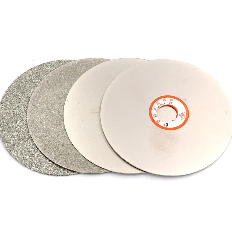 4 Inch Polishing Grinding Disc Diamond Coated Flat Lap Wheel Lapidary Jewelry Polishing Grinding Disc 36-3000 Grit