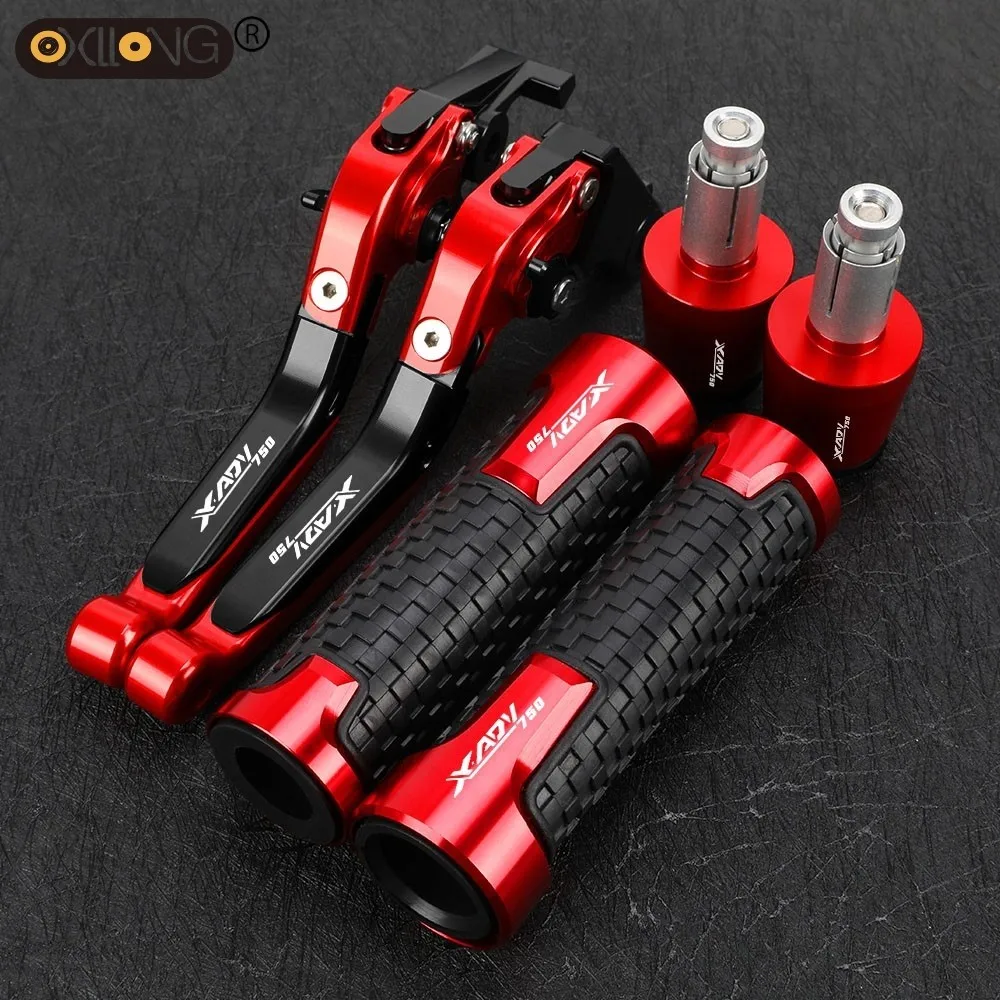 

For Honda XADV750 XADV X-ADV X ADV 750 2024 2025 Motorcycle CNC Folding Extendable Brake Clutch Levers Handlebar grips end Cap