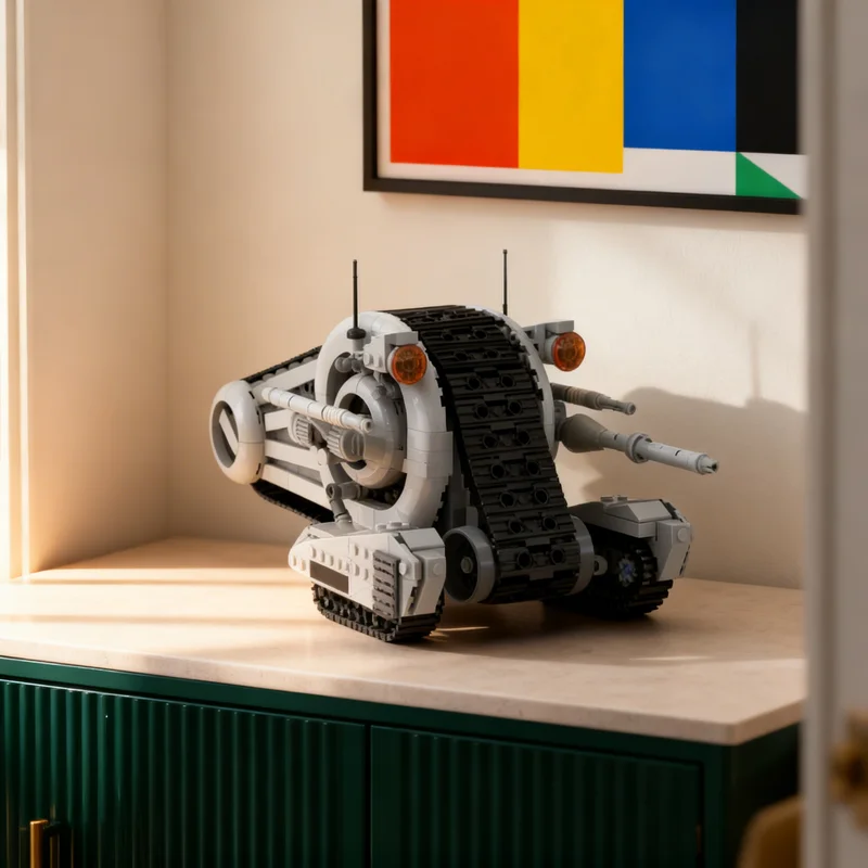 

647pcs MOC SW Separatist Snail Tank Droid Gray Star Battle Model Building Blocks Creative Gift DIY Display Decor Adult Premium