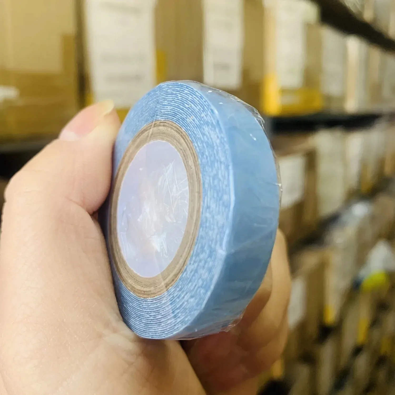 Nastro per sistema capillare Nastro per camminatore doppio lato Nastri per estensione dei capelli ultra resistenti per chiusura in pizzo 0,8 cm 3 metri / rotolo Colla per parrucca anteriore in pizzo