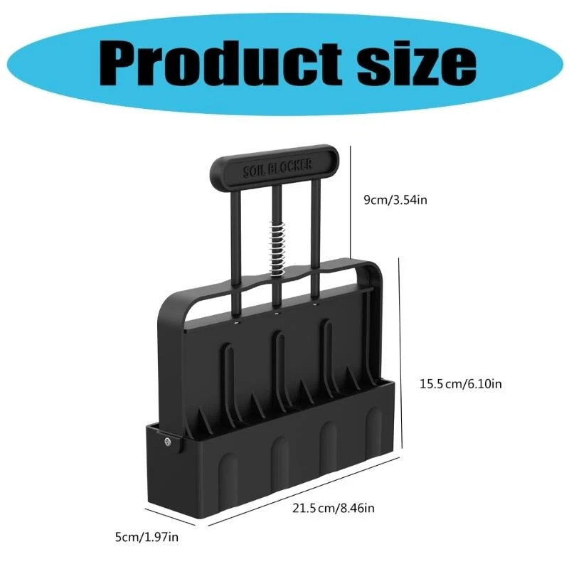4 Cell Soil Block Maker Feed Block Maker Blocker с удобным .y5ga