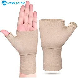 Guantes de soporte muscular para muñeca, banda para el pulgar, manga de compresión, esguinces, dolor en las articulaciones, tenosinovitis, artritis, 1 ud.