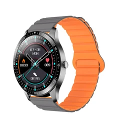 Pulseira de relógio de borracha magnética de silicone, Pulseira para homens e mulheres, Huawei GT2 Smart Bracelet, 20mm, 22mm