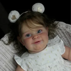 60 CM Bebe Reborn Reallista Original Handmade Maddie Lifelike Soft Body Newborn Baby Dolls Real Christmas Gifts for Girl Boy Kid