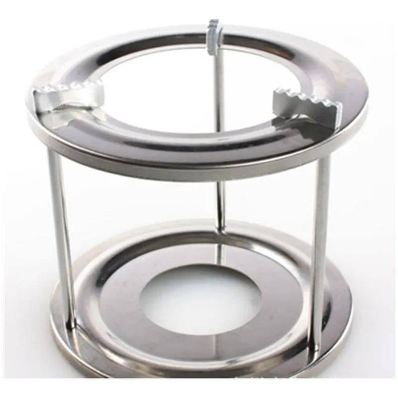 Mini Coffee Pot Gas Stove Rack Removable Stainless Steel Portable Mountaineering  Mocha Coffee Rack Alcohol Lamp Stand