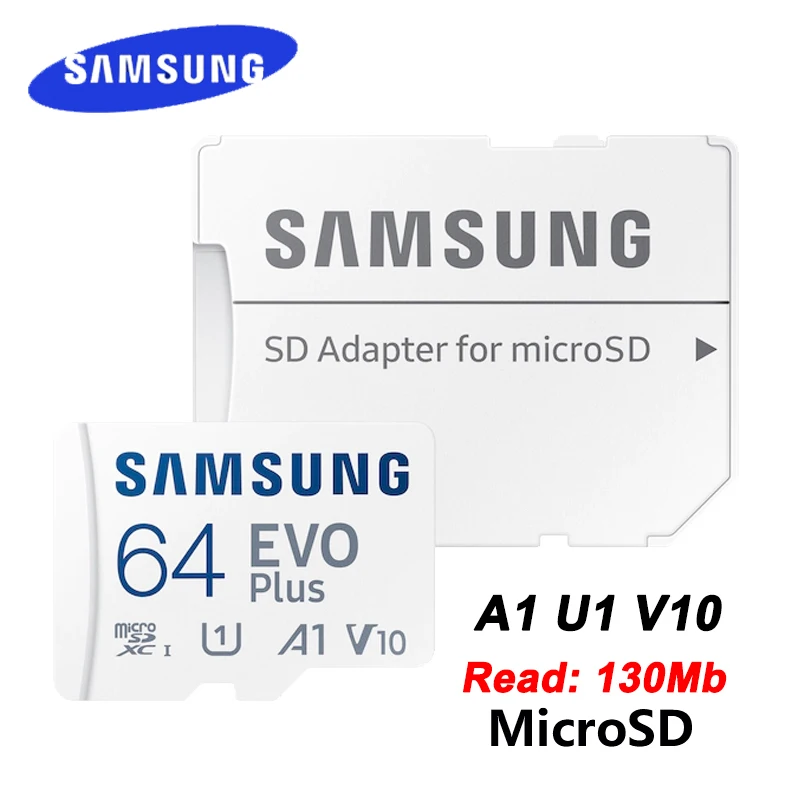 

SAMSUNG micro sd EVO 128GB 32GB sd card 64GB 256GB 512GB U1 U3 Micro SD Card Memory Card 128GB Flash Card SD/TF MicroSD for Phon