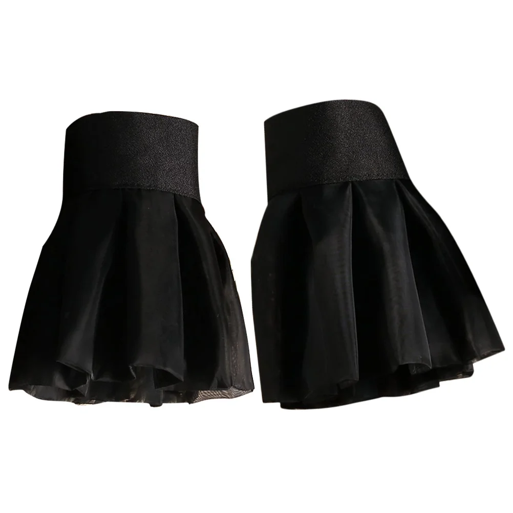 1 paio di polsini da polso con maniche finte da donna, leggeri e traspiranti, accessori per abiti da ballo di nozze, feste fotografiche, vampiro Earl