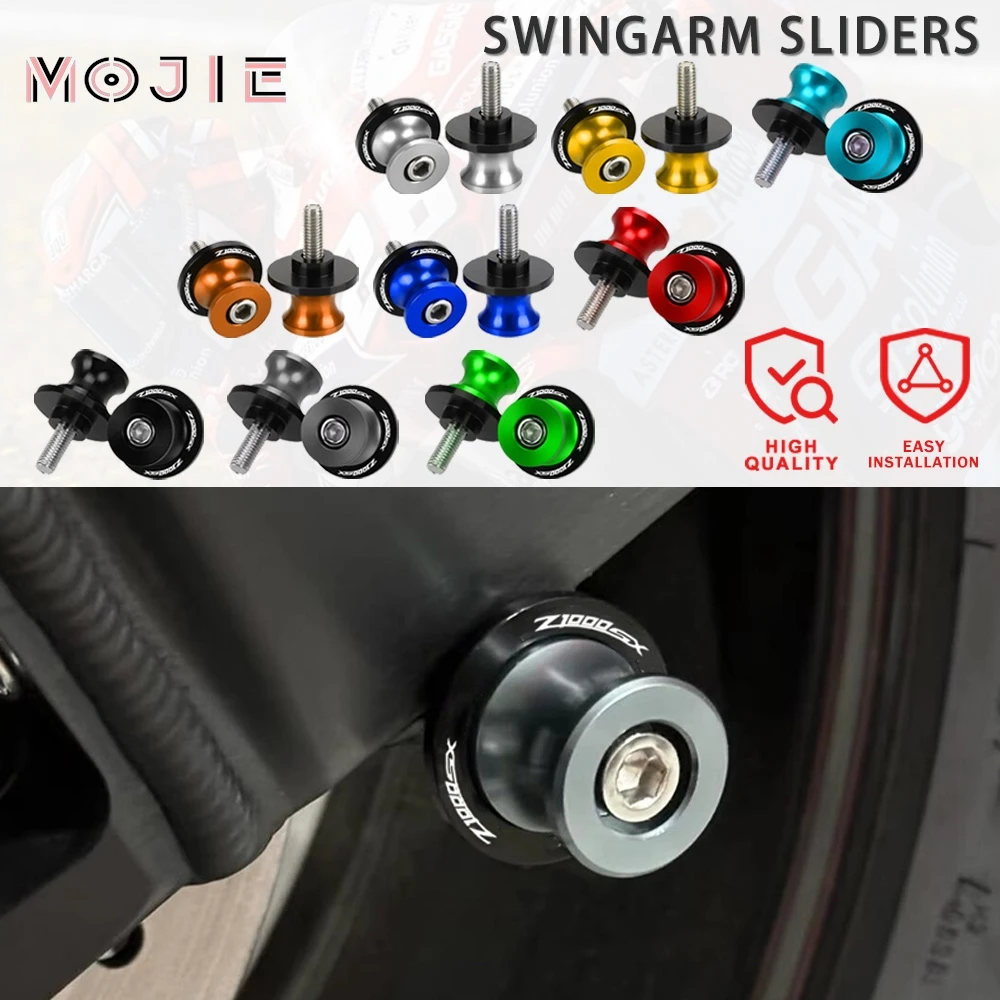 

For KAWASAKI Z1000SX Z 1000SX Z1000 SX 2011 2012 2013 2014 2015 Motorcycle CNC Swingarm Spools Stand Screws Slider 10MM&8MM