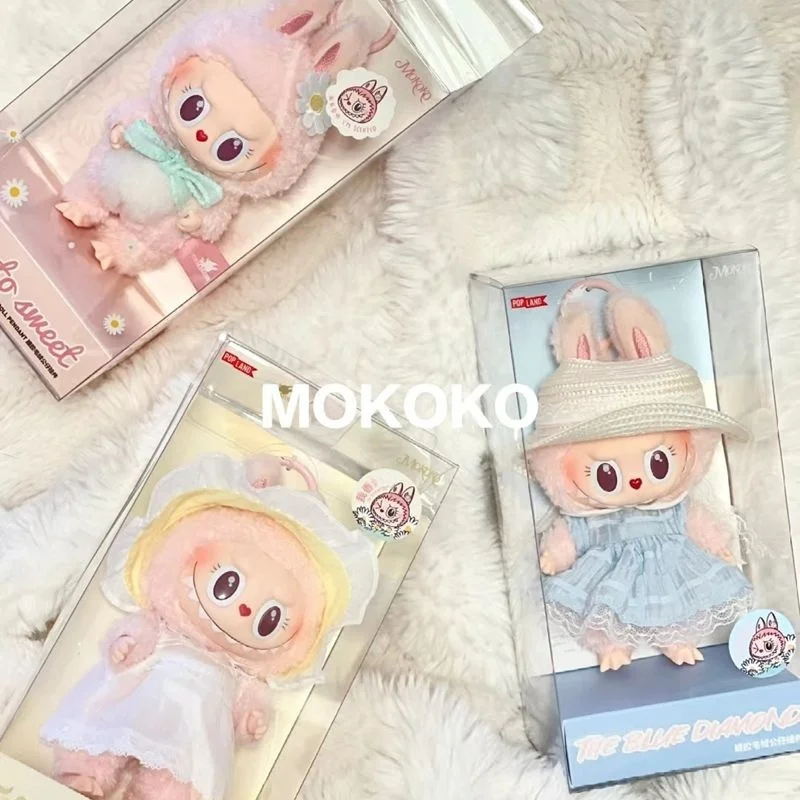 In Stock MOKOKO Sweetheart Doll Pendant Labubu Kawaii Creative Ornament Ornament Christmas Gift Children Toys Labubu Replica