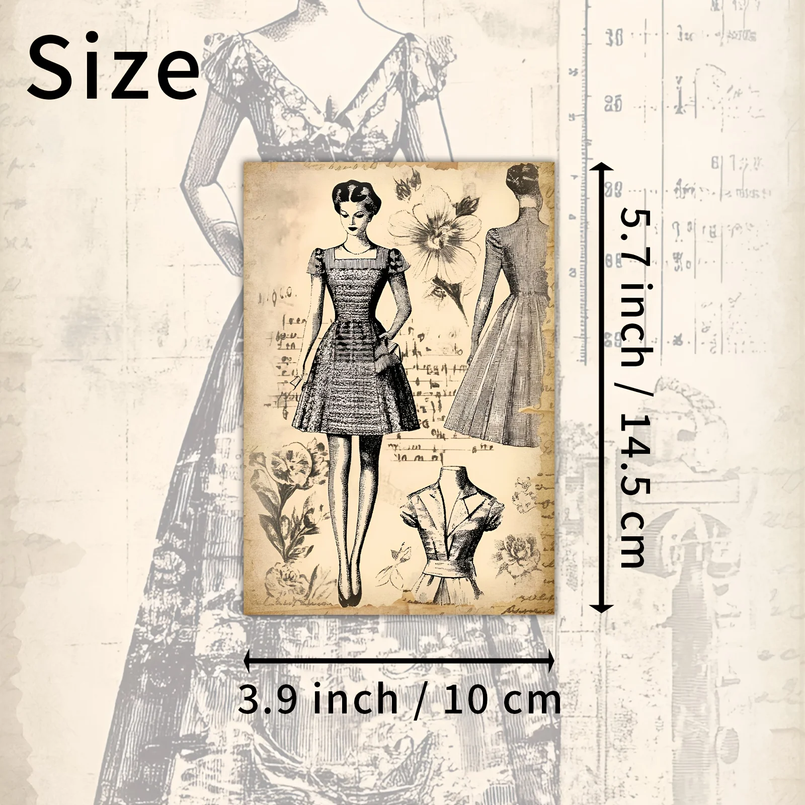 20PCS Retro Postcard Set - Women's Exclusive, Includes Classic Girl Art, Collected Decorative Cards, Suitable for Scrapbooks