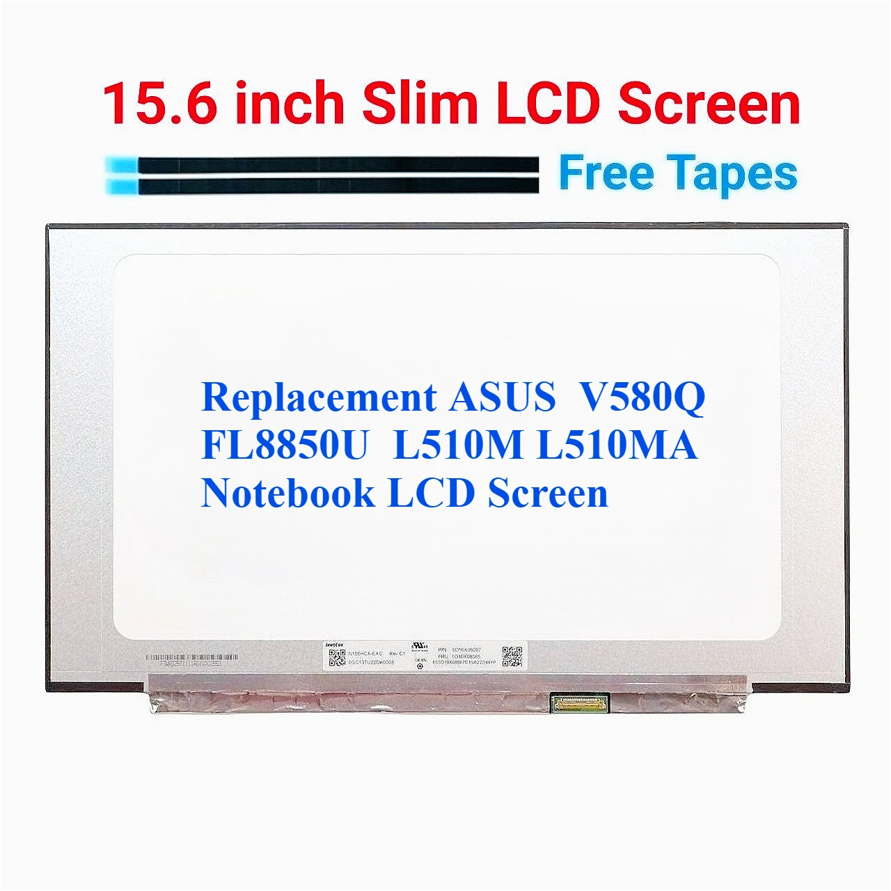 

For ASUS V580Q FL8850U L510M L510MA Notebook LCD Screen