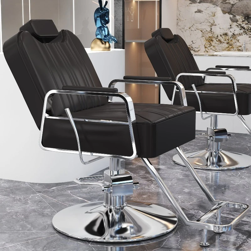 Luxury Shampoo Barber Chair Manicure Cosmetic Equipment Barber Chair Swivel Hairdresser Cadeira Gamer Commercial Furniture