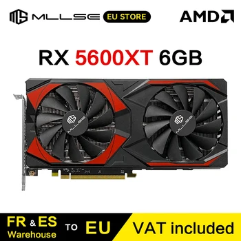 Tarjeta Gráfica para Juegos MLLSE RX 5600 XT de 6GB, 192bit GDDR6, 8 pines PCI-E 4.0, GPU AMD Radeon RX 5600XT de 6GB para PC de Escritorio 1