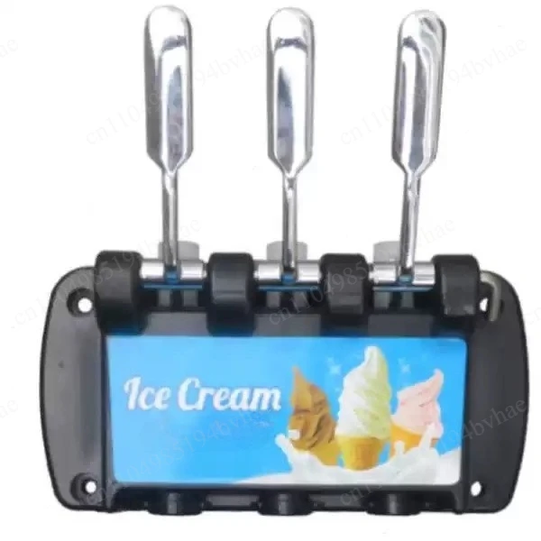 Front panel spare parts for ice cream machine accessories+3 handles+3 valve accessories
