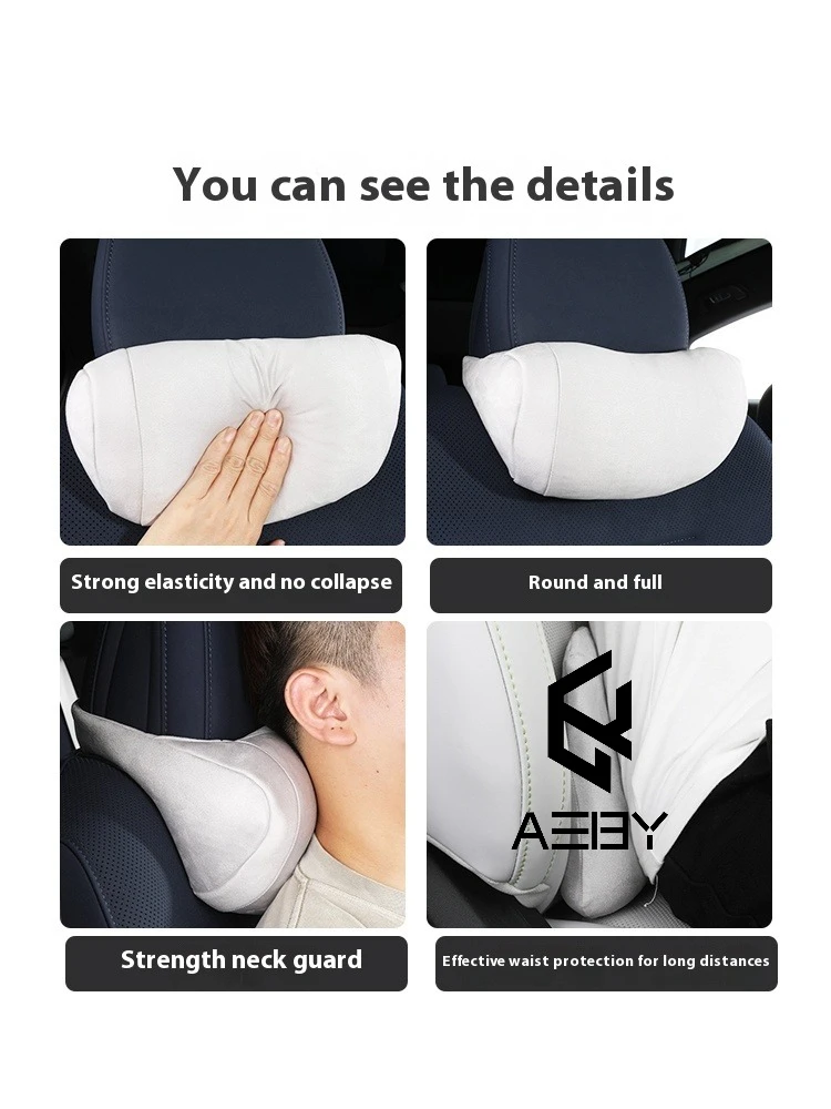AEBY مسند رأس السيارة لـ XPENG G9 2022-2025 وسادة الخصر وسادة الرقبة تعديل داخلي الراحة ترقية الملحقات الداخلية
