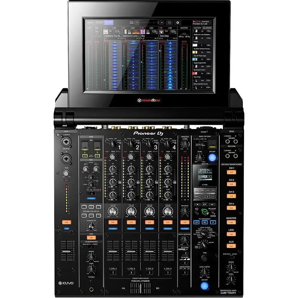 

Newly New Stock Pioneer DJM-TOUR1 4-channel digital mixer with fold-out touchscreen