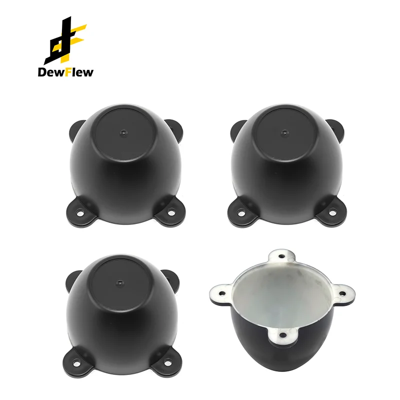 DewFlew 1/4Pcs Car Wheel Center Hub Caps For 4 DOG EAR 2-1/2