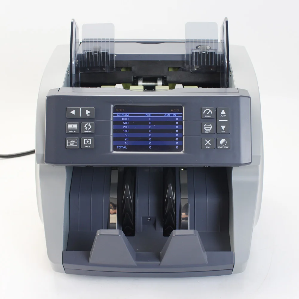 with Image Sensor Money Counter 2 CIS Multi Currency Value Counter Money Detector XD-770 Intelligent Bill Counter
