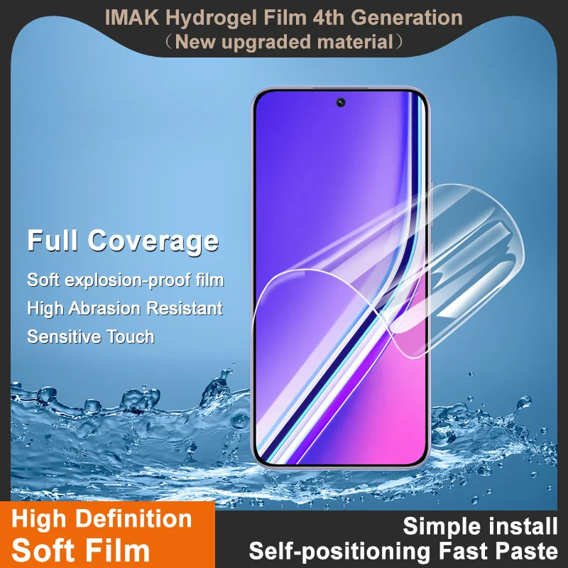 لـ Realme P3 Pro 5G Hydrogel Film IMAK 4th واقي شاشة بتغطية كاملة #2