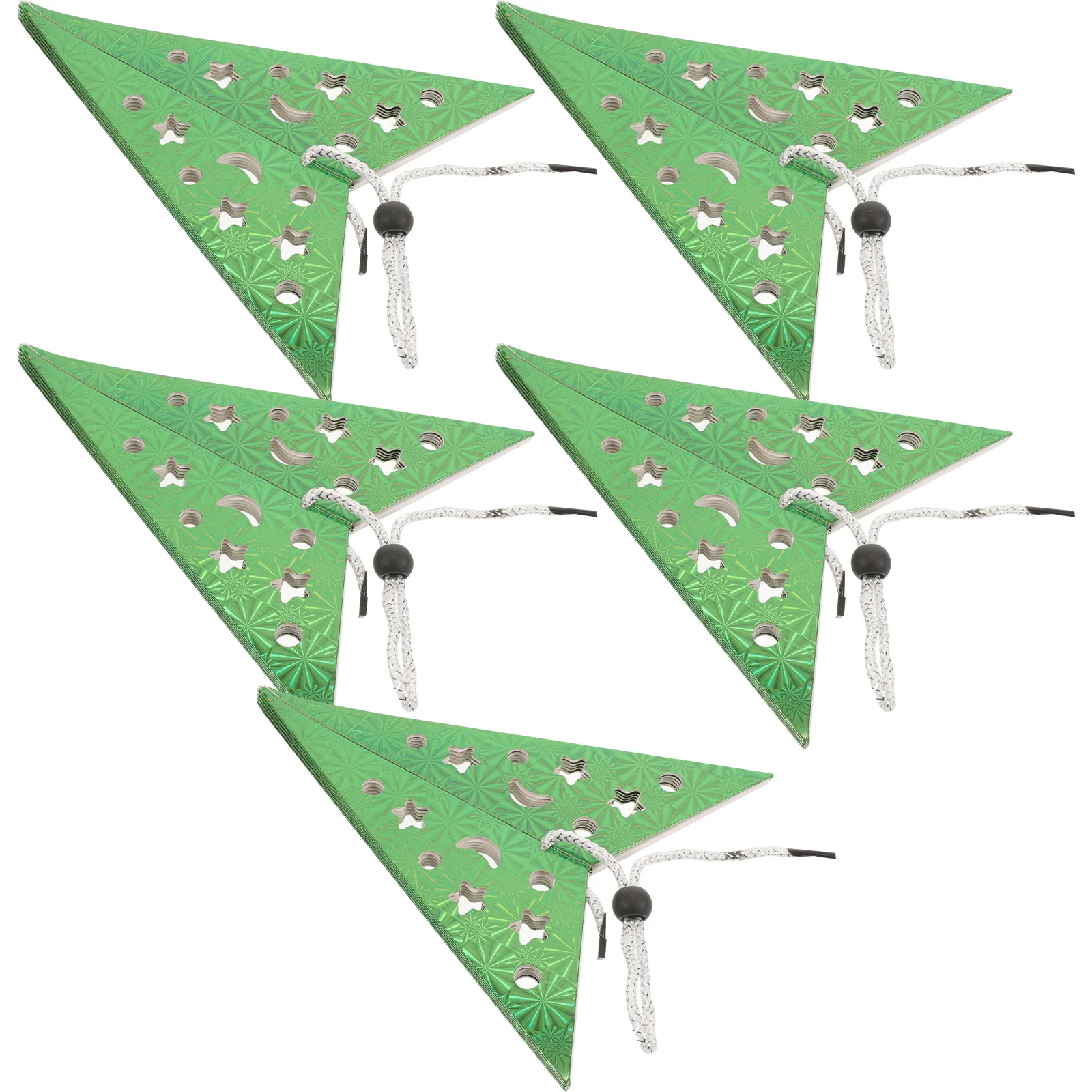 

5Pcs 45cm Green Shiny Ceiling Star Lampshade for Home Decor Party Wedding Hanging Light Accessories Outdoor Use