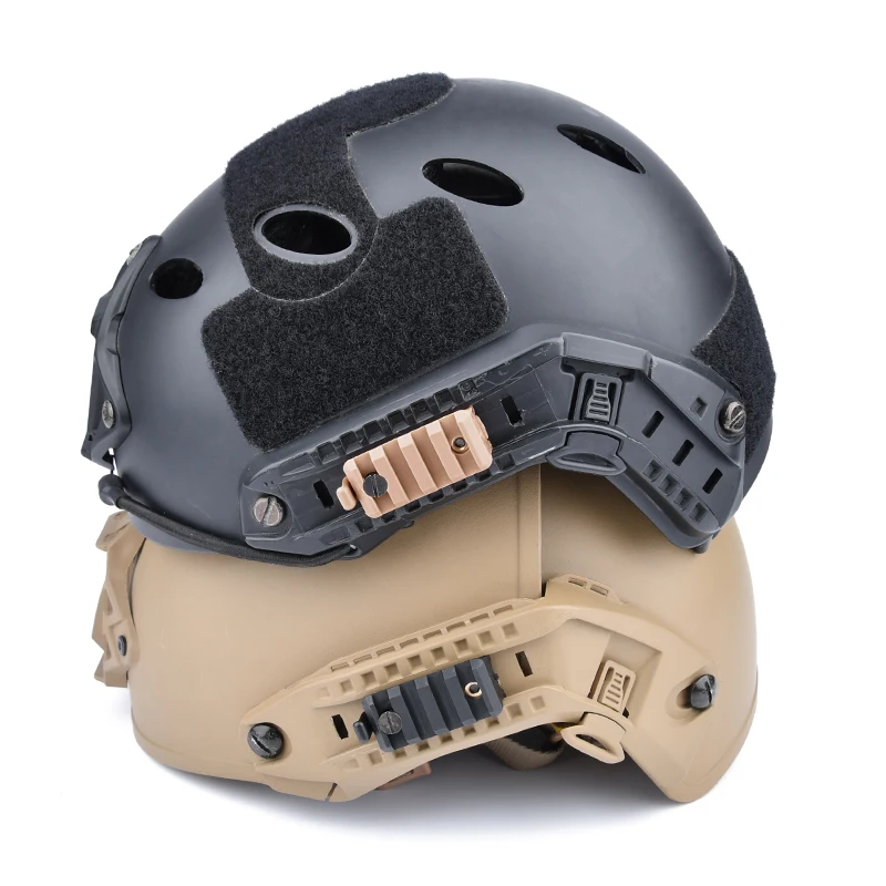 Fast Helmet Side Rail Tactical Airsoft Accessories Adapter Helmet Flashlight Scout Light Mount Fit 20mm Guide Slide