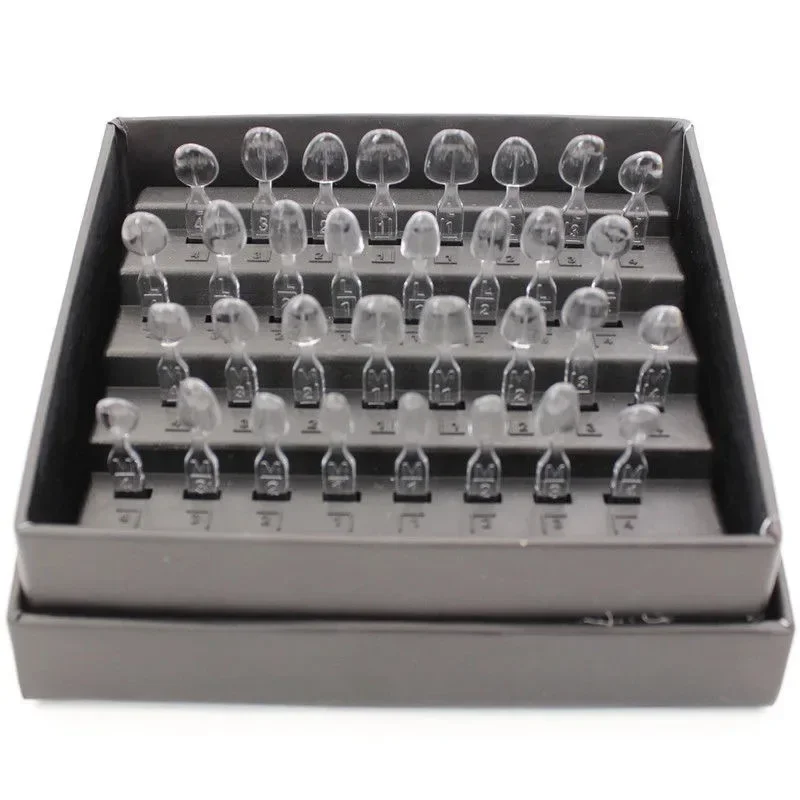 32pcs/Set Dental Veneer Mould Kit Mold Light Cure Composite Resin Autoclave Anterior Front Teeth Mould Composite Teeth Cover New