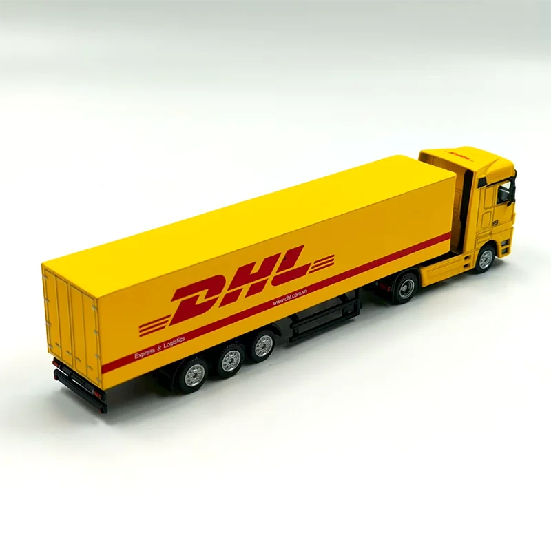 Diecast 1:87 Scale Trailer Truck & Container Truck Alloy Car Model Classics Adult Souvenir Gift Hobby & Toys