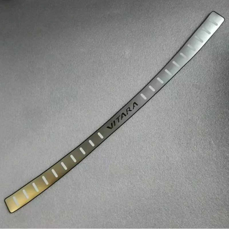 

Ультратонкий защитный порог заднего бампера из нержавеющей стали для Suzuki Vitara 2015 2016 2017 2018 2019, Стайлинг автомобиля