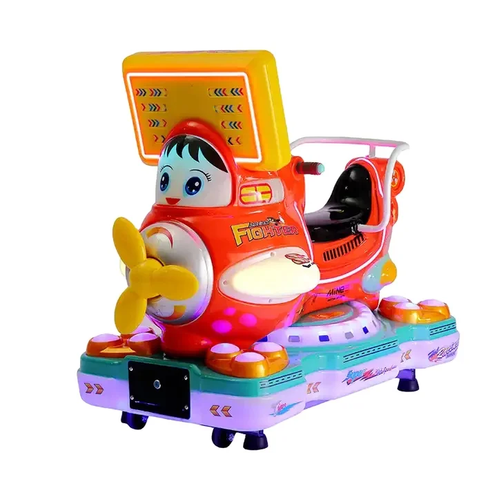 

IFD Funny Cartoon Children's Rocking Car 11 Inch Hd Screen Coin Operated Kids Ride Swing Machine With Lights