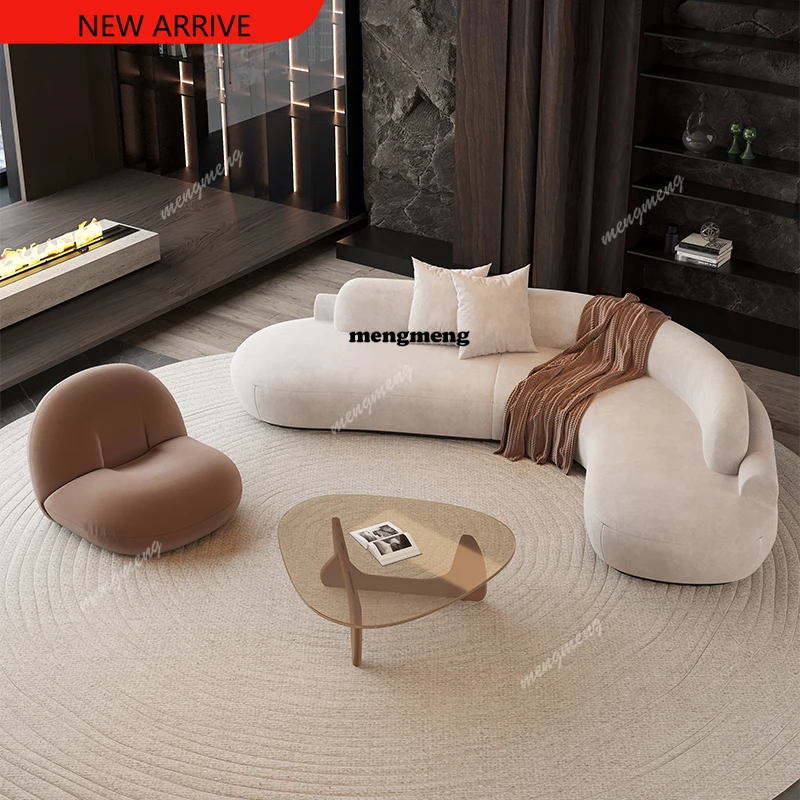 

F182 Пуфы Облако Диваны для гостиной Скандинавский милый ленивый пол в спальне Уличный диван Клубничный столик для макияжа Divano Постмодернистская мебель