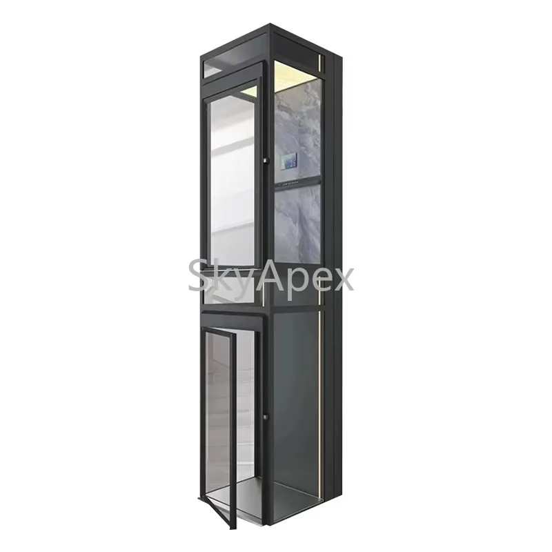

Hot Sale Customized Indoor & Outdoor Home Elevator Lift Safety Quiet 300KG Load Easy Install CE Certified For Villa Apartment