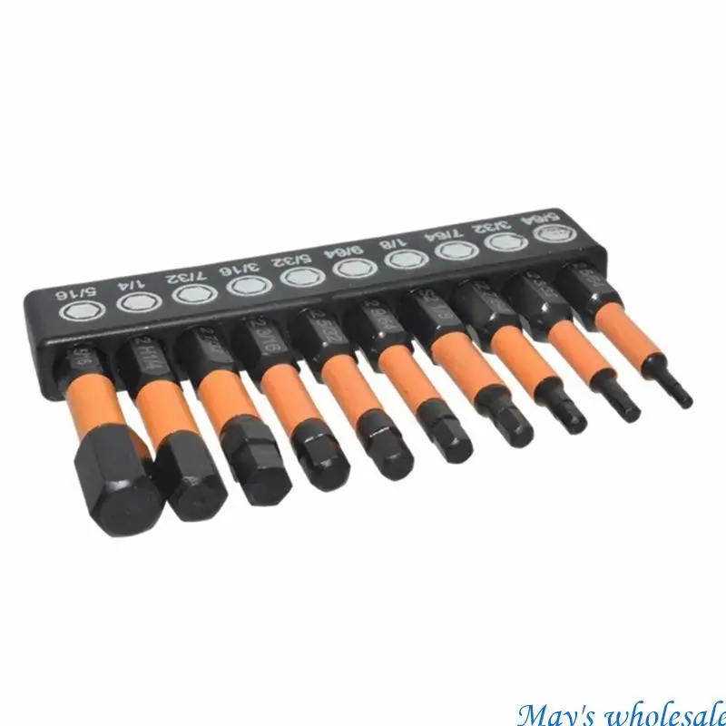 50 mm niezawodne sześciokątne śrubokręta Magnetyczna Bit 1/4-calowy sześciokąt 20pcs/pakiet 448a