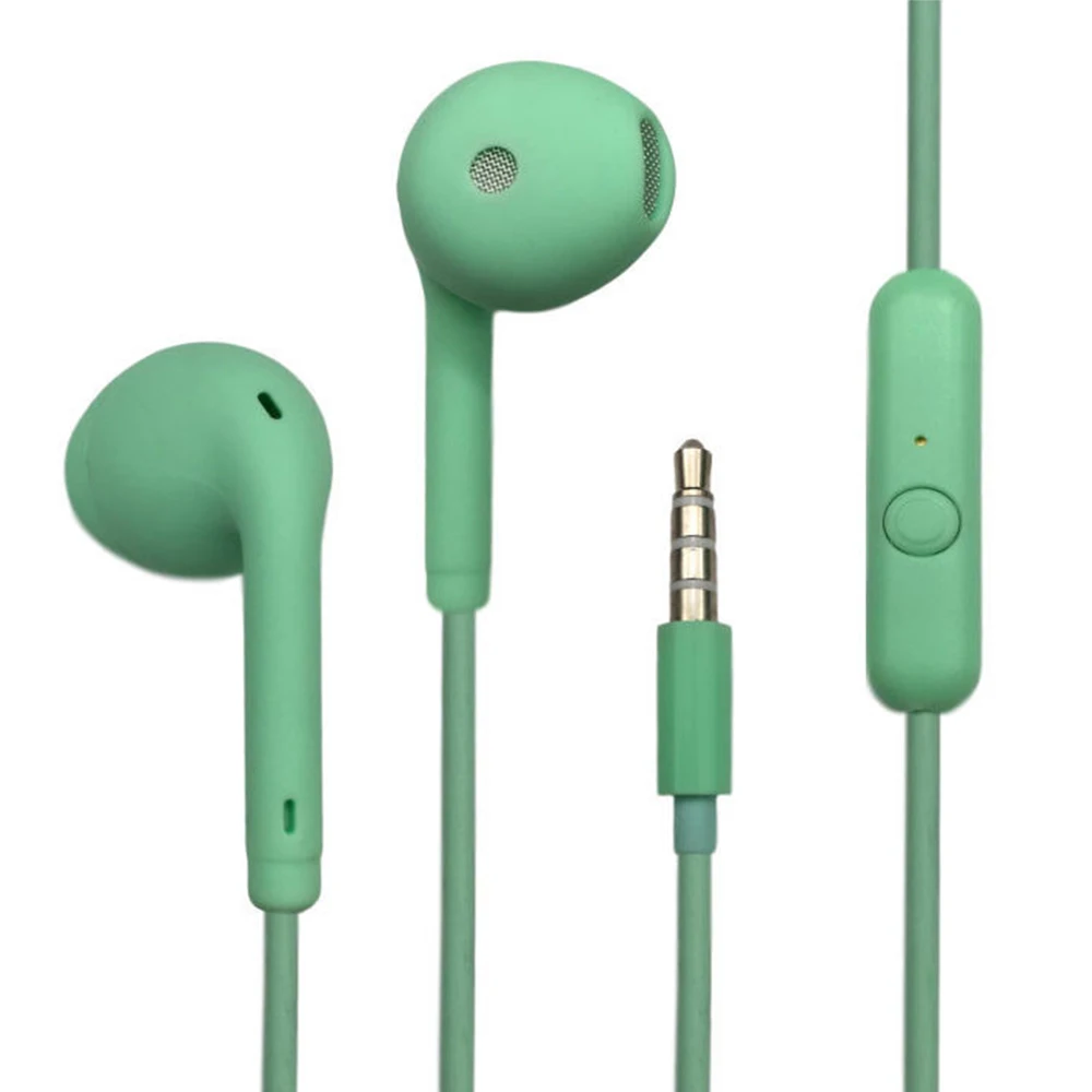 Multi-function 3.5MM Wired Earphones Headphones in Ear With Mic Sports Music Earduds Handfree Headsets For Xiaomi Samsung Huawei