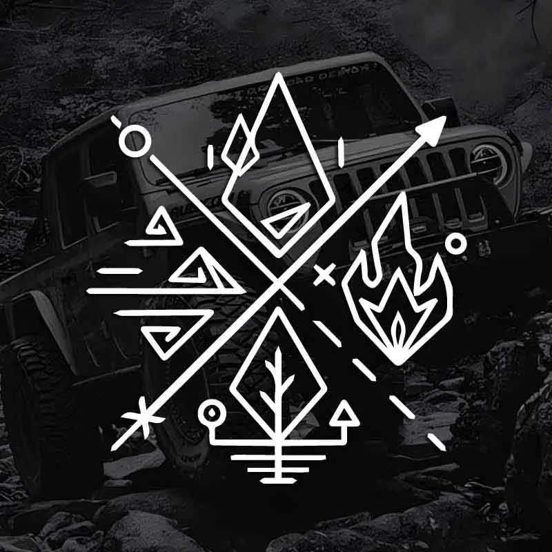 Four Elements Stickers,Add a Touch of  natrue power to Your Car with high quality sticker. For cars trucks motorcycles &laptops!