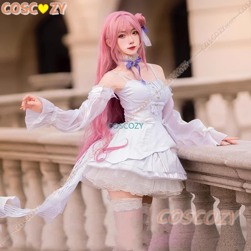 Dorothy Cosplay Costume Game NIKKE Goddess of Victory Dorothy White Flower Wedding Dress Women Halloween Carnival Birthday Suit