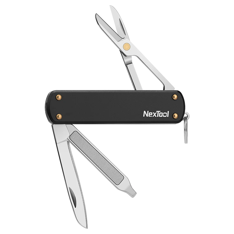 NexTool Mini Klappmesser Schlüsselanhänger EDC Multitool Mini-Schere Kleines Taschenmesser Outdoor Kreativwerkzeug Nagelfeile Handwerkzeuge – Detail 7