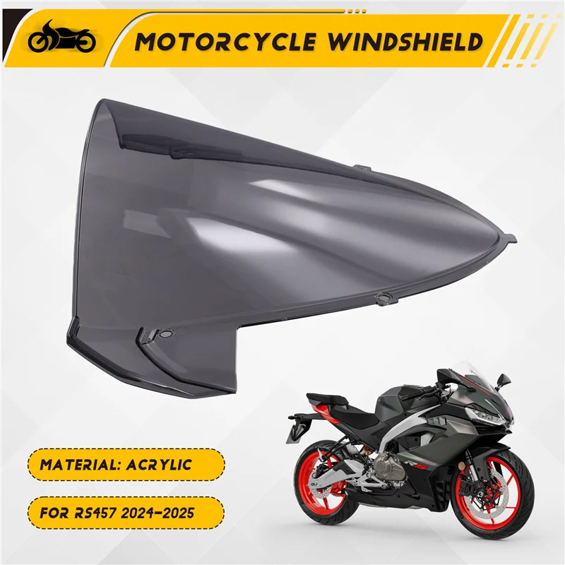 

AB96-For Aprilia RS457 Windshield For Aprilia RS457 Wind Screen Deflectors Viser Visor Motorcycle Touring Windscreen Smoky