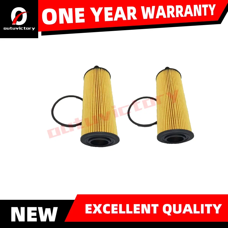 

2PC Oil Filter Kit 68191349AA, LC191349AB, Suitable For: 3.0L, 3.6L Wrangler, Grand Cherokee, Dodge Journey, Town RV, 2014-2023