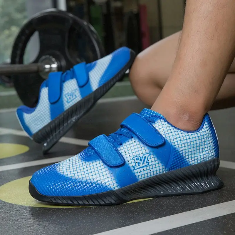 

Four seasons hot sale lightweight high quality weightlifting shoes breathable deep squat training shoes hard pulling shoes very
