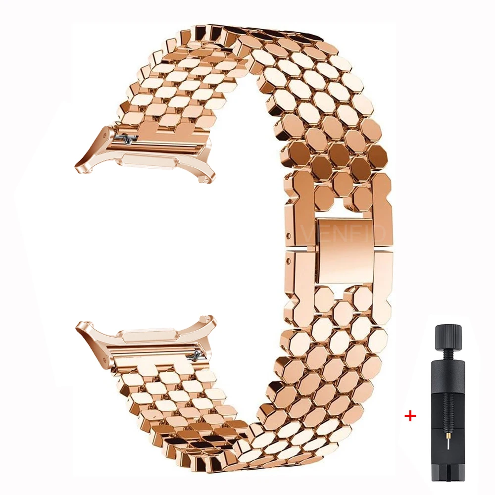 サムスンギャラクシーウォッチ用ステンレススチールバンド、メタルブレスレット、ストラップループ、7ウルトラ、47mm、correa、new