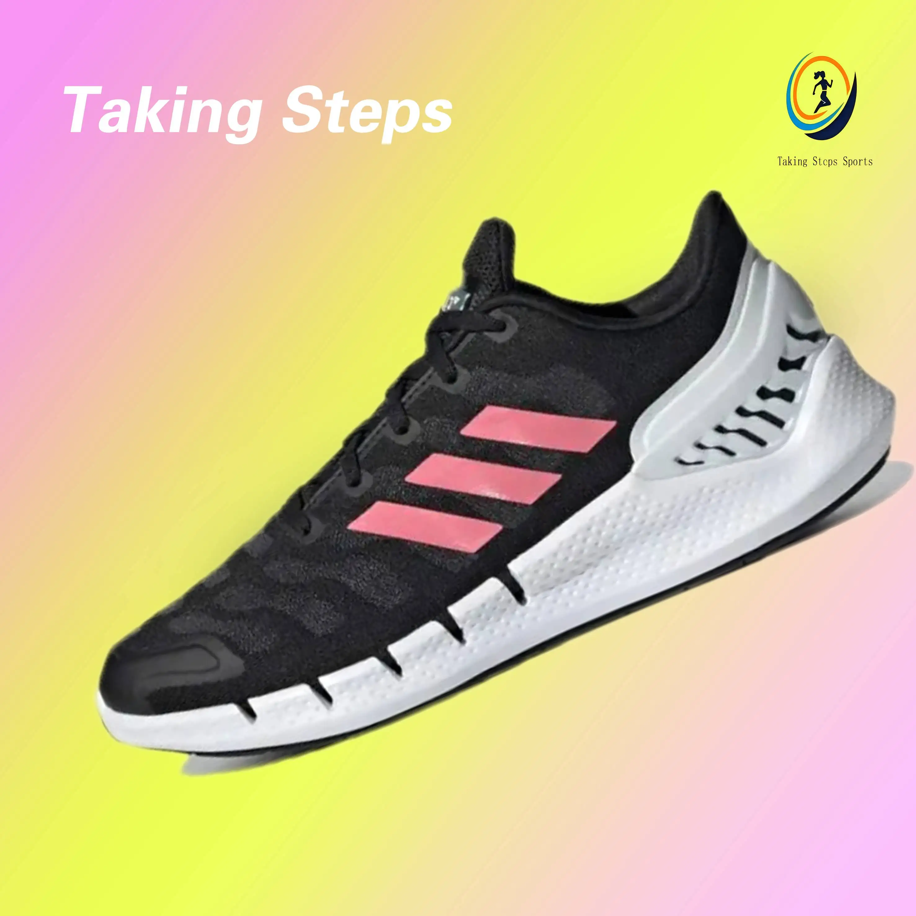 adidas Climacool Ventania Comfortable Lightweight Shock Absorption Breathable Low Top Casual Shoes Women's Black White