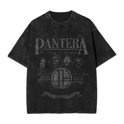 Washed T Shirts Official High Noon T-Shirt Hip Hop Retro T-Shirts Oversize Pantera Streetwear Summer Tops Tees for Men Women