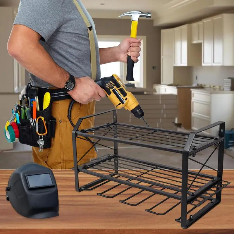 Elektro werkzeug Rack Elektro bohr halter Wand halterung Organizer Schraubens chl üssel Werkzeug Werkstatt Schrauben dreher Power Storage Regal Zubehör Werkzeug