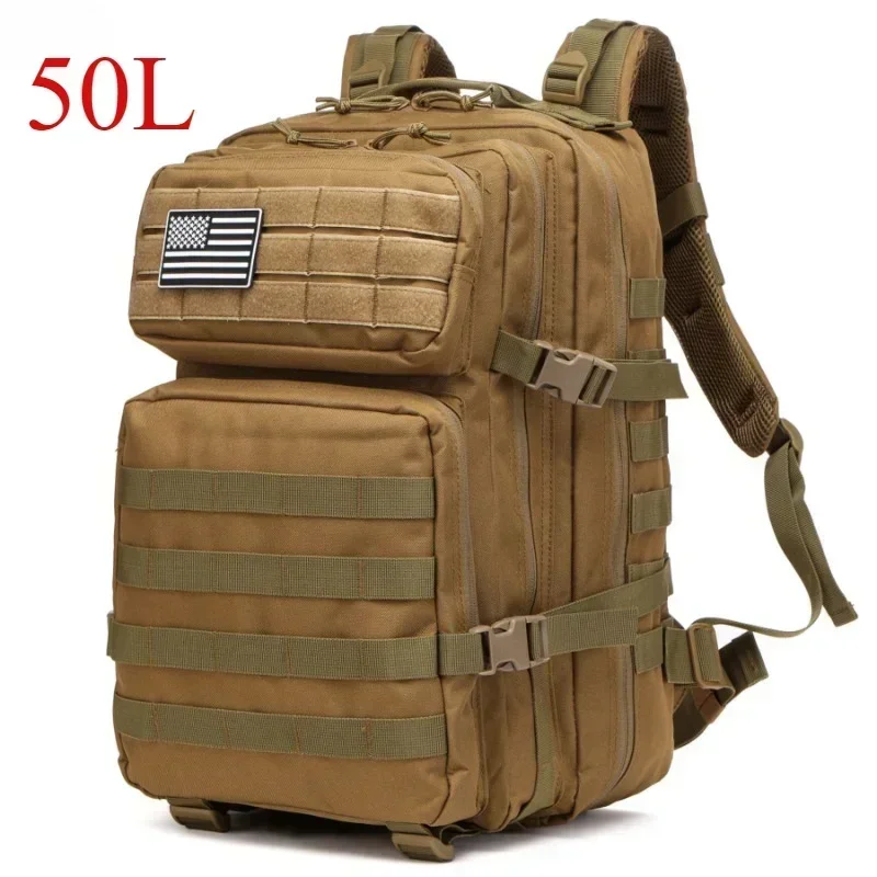 Thuram 25L/50L Taktischer Rucksack Molle Tasche Outdoor Taschen Rucksack für Wandern Camping Trekking Jagd Angeln GYM Taschen Rucksäcke 9