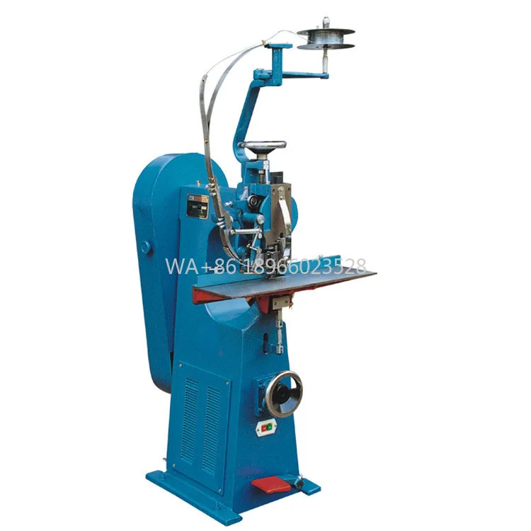 QK-102 Single Head Heavy Duty Saddle Flat Book Semi Automatic Stapler Wire Stitching Machine