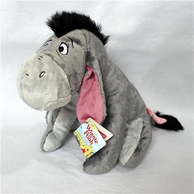 1pcs 35cm Original Gray Eeyore Donkey Stuff Animal Soft Plush Toy Doll Birthday Children & Gril friend Gifts   stuffed toy