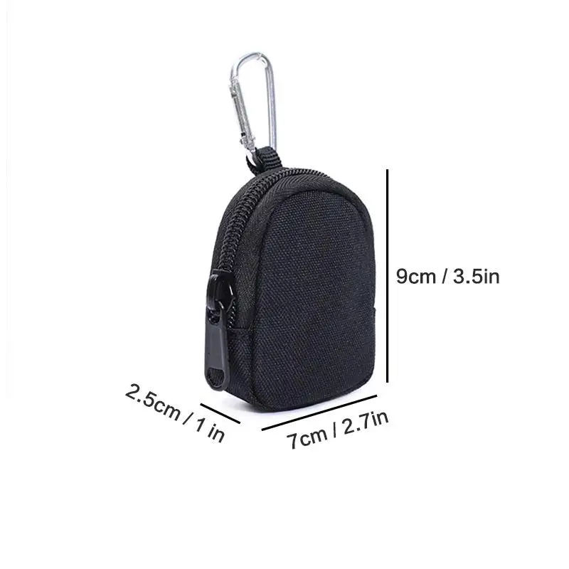 1pc tático edc bolsa chave carteira titular dos homens bolsas de moedas bolsa saco chaveiro bolso com zíper saco chave ao ar livre